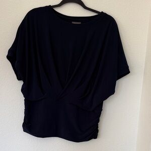 Vince Camuto Black Short Sleeve Top